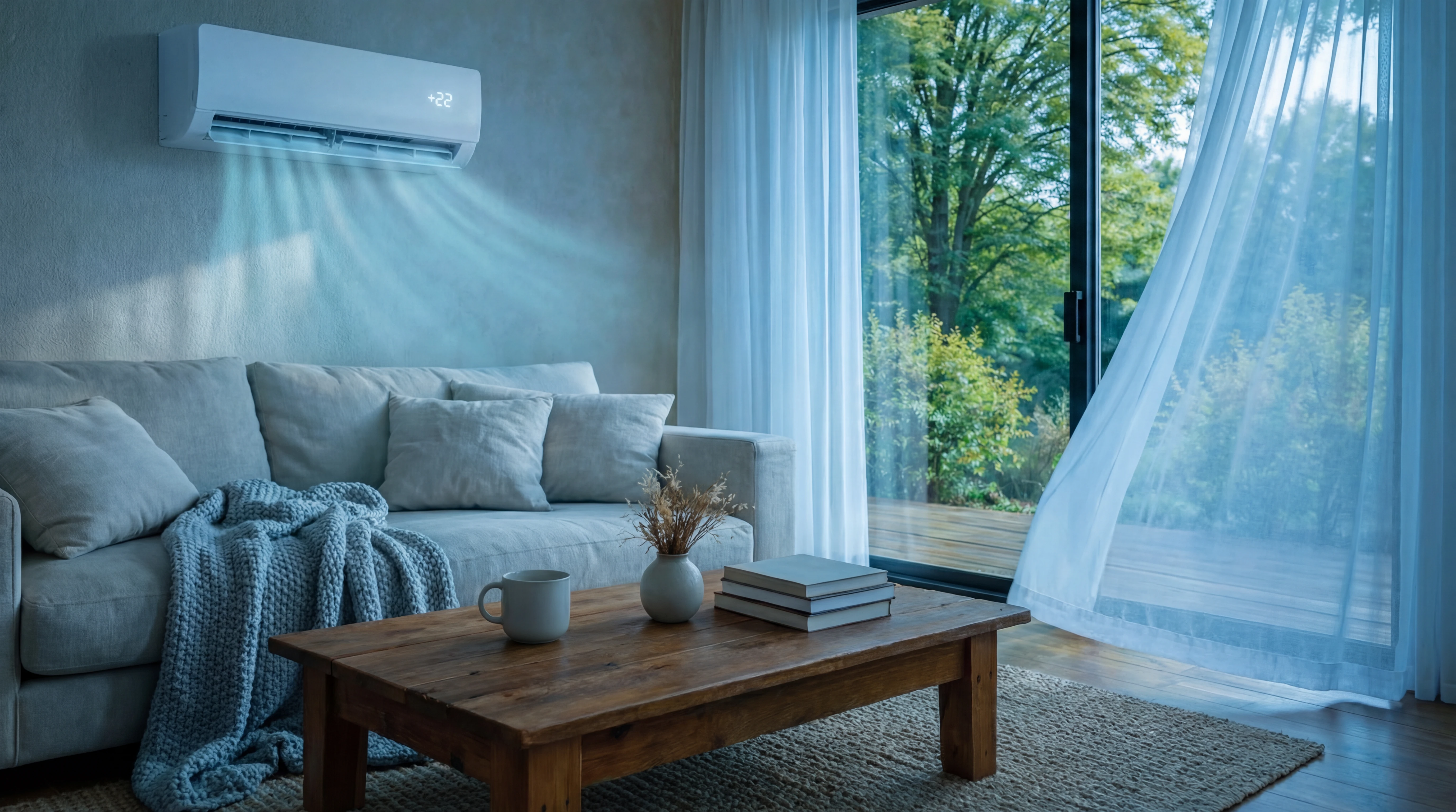 Прохладная комната с кондиционером